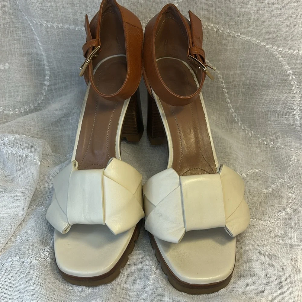 Marni leather heel sandals